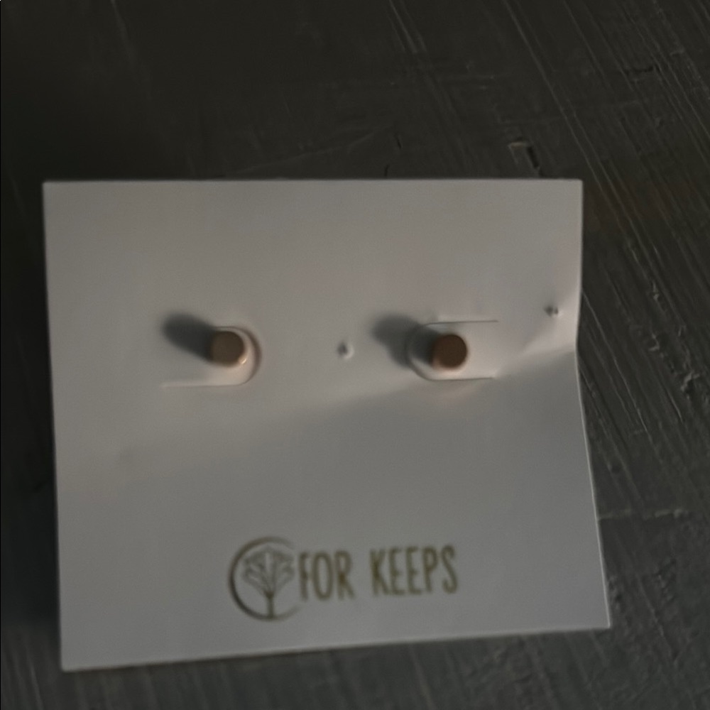 For Keeps Minimalist Stud Earrings